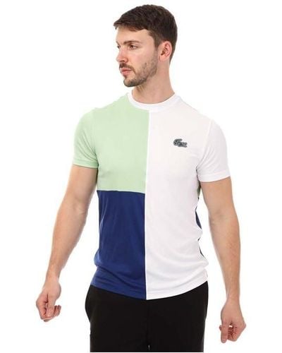Lacoste tricolor logo deals