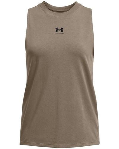 Under Armour Muscle Tank - Brown
