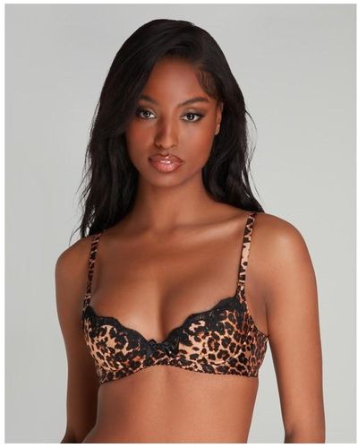 Agent Provocateur Molly Plunge Underwired Bra - Brown