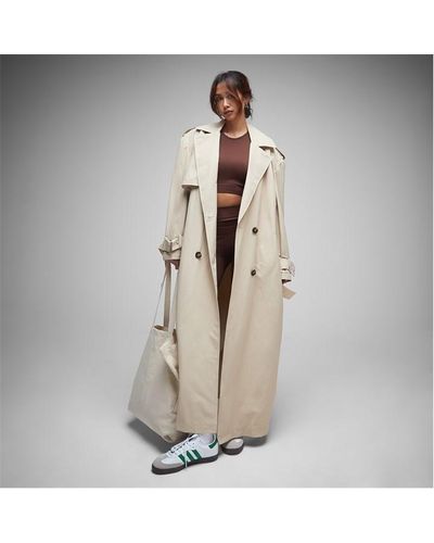 I Saw It First Oversized Trench Coat - Natural