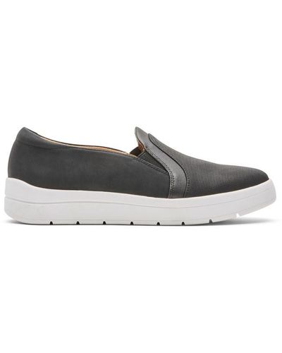 Rockport Trueflex Navya Slip On Shoes - Grey