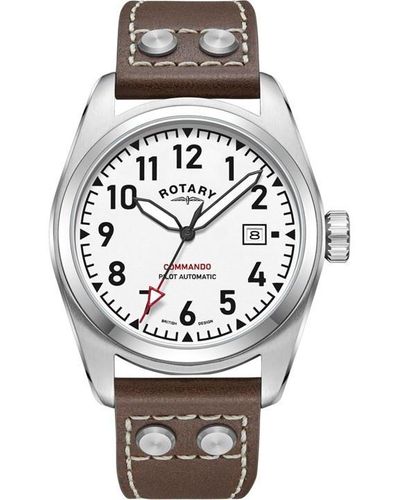 Rotary Commando Automatic Automatic Watch - Metallic