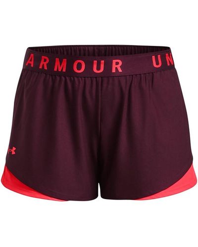 Under Armour Play Up Shorts 3.0& - Red