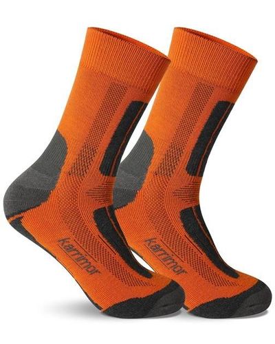 Karrimor 2 Pack Trekking Socks - Orange