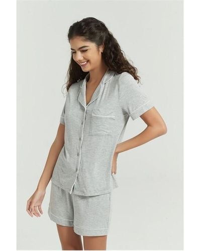 Be You Modal Shortie Pyjama - Grey