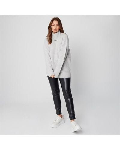 Be You Roll Neck Jumper - Grey