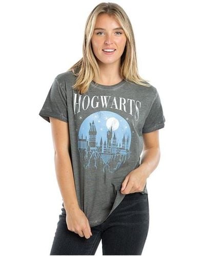 Harry Potter Potter Hogwarts T-shirt - Blue