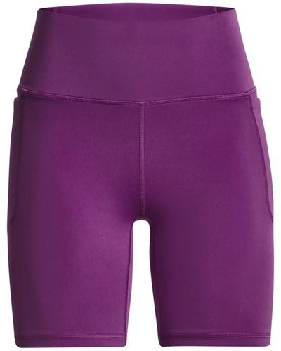 Under Armour S Bike Shorts 7in Purple L