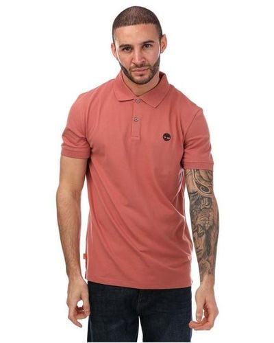 Timberland Stretch Polo Shirt - Red