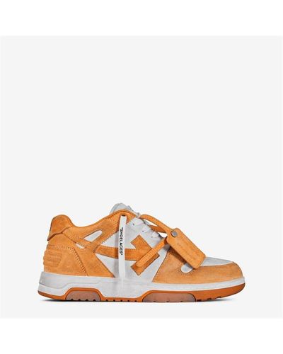 Off-White c/o Virgil Abloh Out Of Office Vintage Low Trainers - Orange