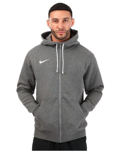 Nike Team Club Full Zip Hoodie - Grey