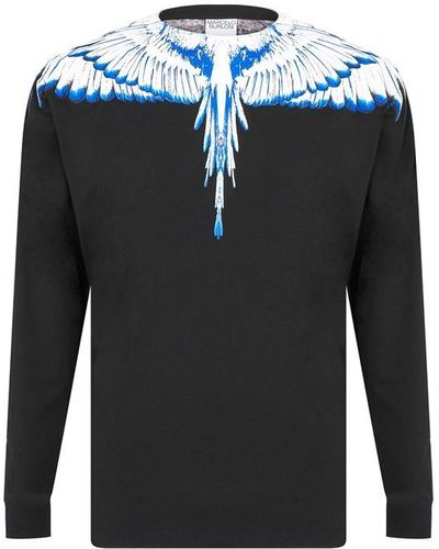 Marcelo Burlon Icon Wing T Shirt - Blue