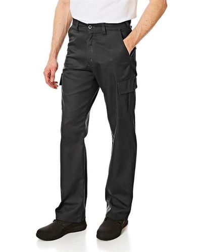 Lee Cooper Workwear Cargo Trousers - Black
