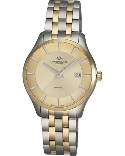 Continental Gold Plated Stainless Steel Watch - Metallic