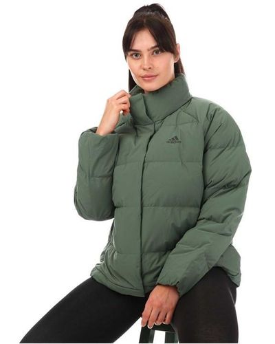 adidas Helionic Relaxed Down Jacket - Green