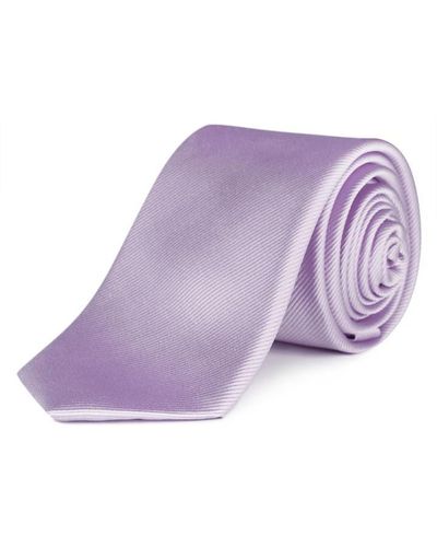 Haines and Bonner Silk Tie - Purple