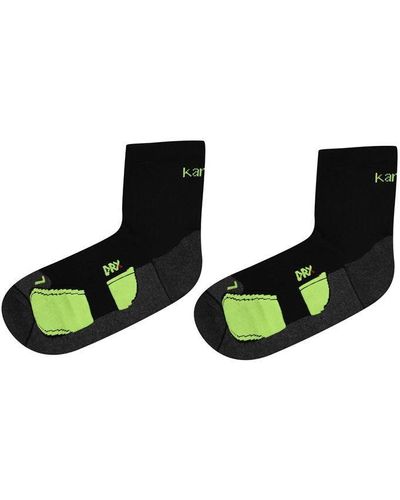 Karrimor Dri Skin 2 Pack Running Socks - Green