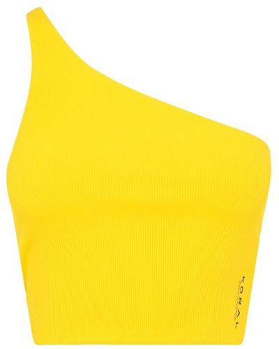 Koral Attract Infinity Rib Top - Yellow