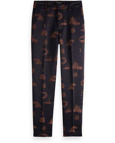 Scotch & Soda Jacquard Pant - Blue