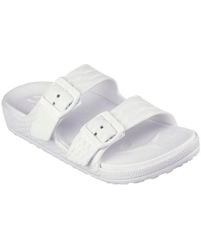 Skechers Cali Breeze 2.0-royal Texture Flat Sandals - White