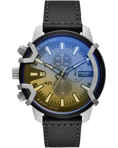 DIESEL Stainless Steel Fashion Analogue Quartz Watch - Metallic