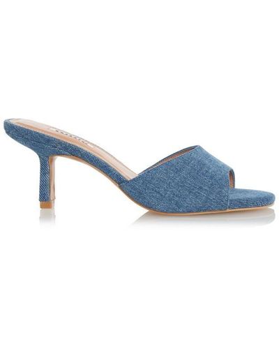 Dune Marnie Heeled Sandals - Blue