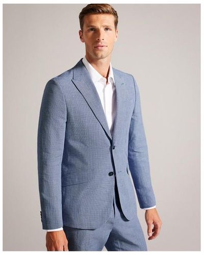Ted Baker Ted Scopej Suit Jkt Sn99 - Blue