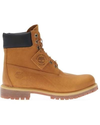Timberland Heritage 6 Inch Lace Up Waterproof Boots - Brown