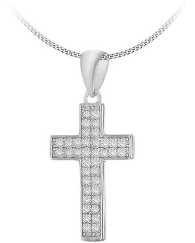 Be You Cross Necklace - White