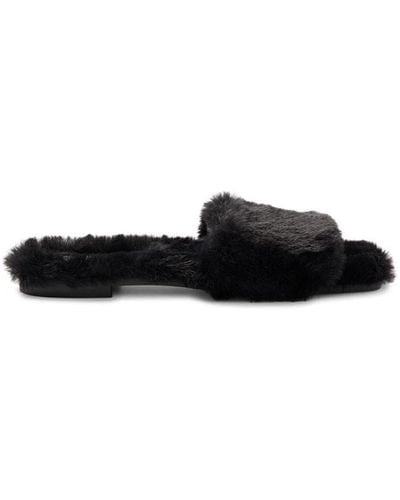 HUGO Lola Slipper-fur 10240692 01 - Black