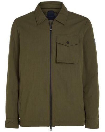 Tommy Hilfiger Tech Woven Shirt Jacket - Green