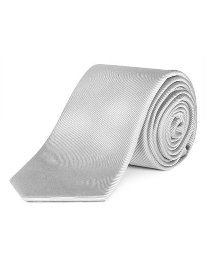 Haines and Bonner Silk Tie - Grey