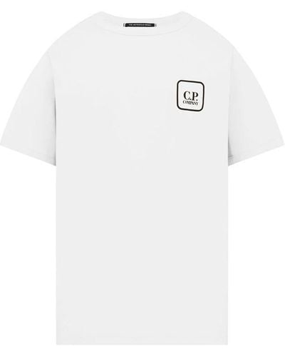 CP COMPANY METROPOLIS Back Logo T-shirt - White