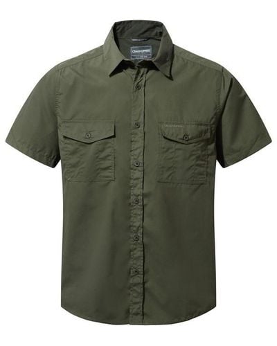 Craghoppers Kiwi Ss Shirt - Green