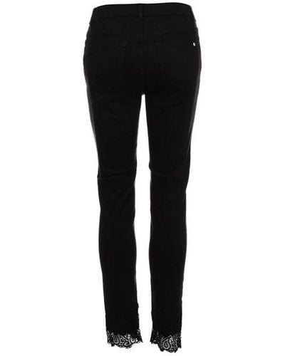 Ted Baker S Lace Details Skinny Jeans Black Xs