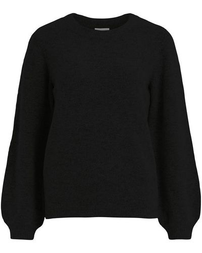 Object Long Sleeve Pullover Jumper - Black