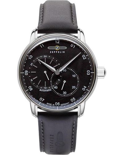 ZEPPELIN Captains Line Stainless Steel Classic Analogue Watch - Black
