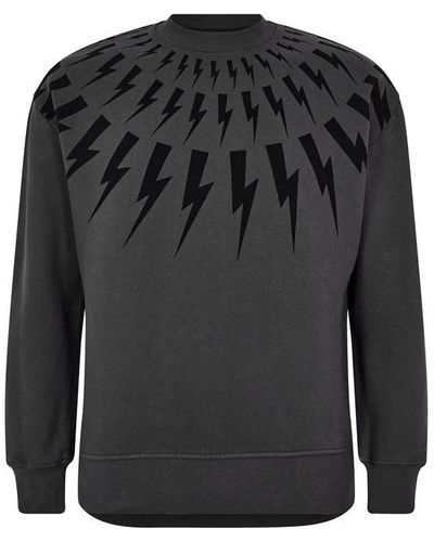 Neil barrett lightning bolt cheap sweatshirt