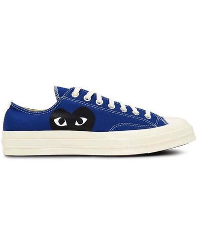 Converse navy heart top chuck low trainer