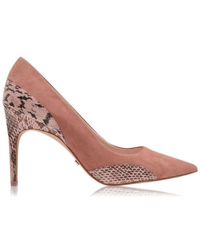Reiss Mia Court Shoes - Pink