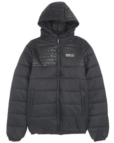 Bench Munson Hooded Puffer Jacket - Black