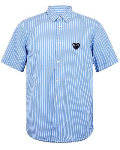 COMME DES GARÇONS PLAY Comme Stripe Shirt Sn34 - Blue