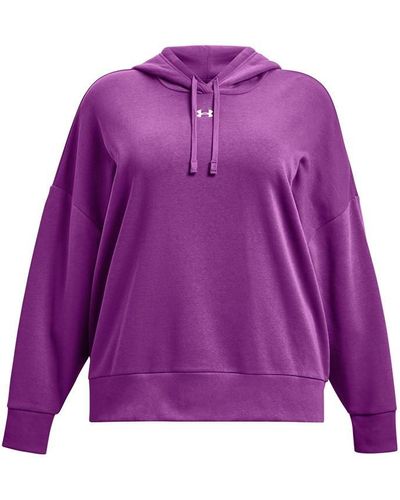Under Armour Rival Os Hoodie + Ld99 - Purple
