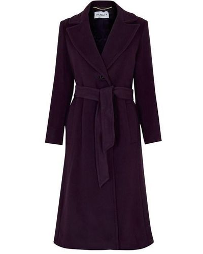 Marella Belluno Coat Ld34 - Purple