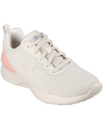 Skechers Engineered Knit Lace-up W Memory F Runners - White