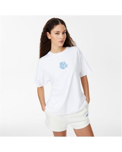 Jack Wills Oversized Crew T-shirt - White