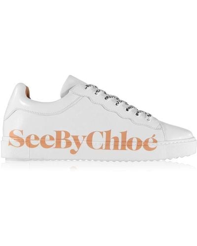 See By Chloé Logo Trainer - White