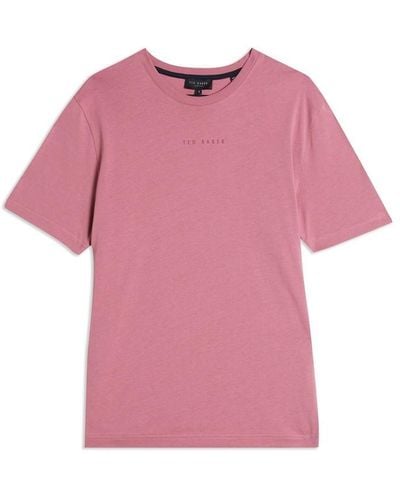 Ted Baker Ted Wilkinss T-shirt Sn99 - Pink