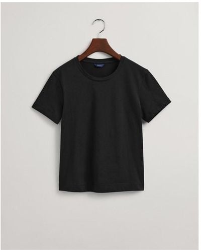 GANT Chest Logo T-shirt - Black