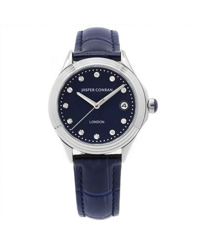 Jasper Conran Ladies 36mm Blue Watch J1l104075